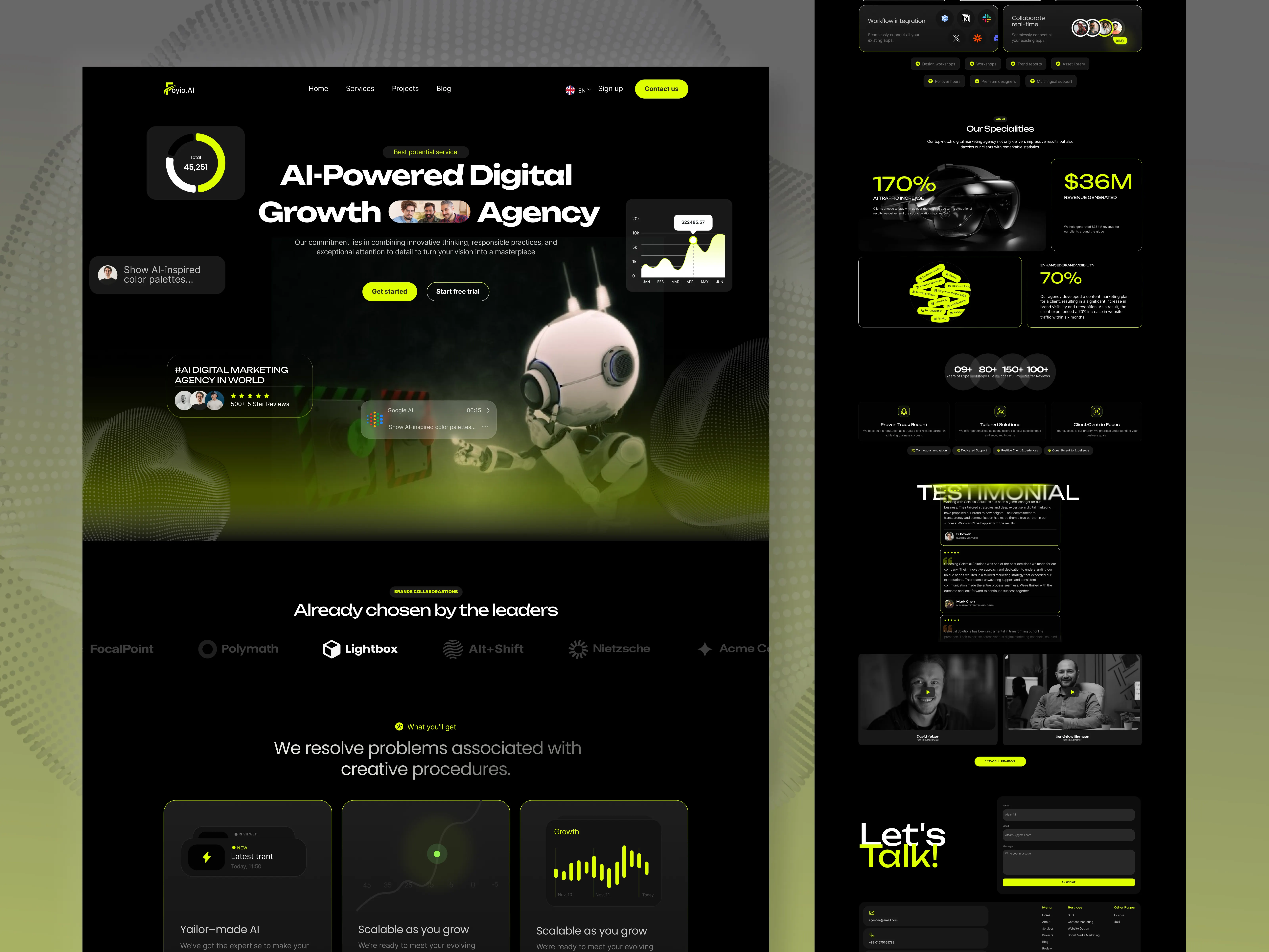 Full-Stack project for FoyioAI